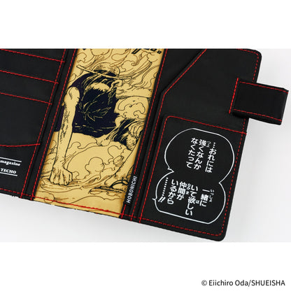 [Pre-Order] Hobonichi - ONE PIECE magazine:  Straw Hat Luffy (Black) | A6 Techo Cover