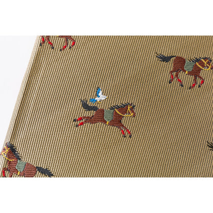Hobonichi - 2026 HON, Bow & Tie: Galloping Horses | A6 English