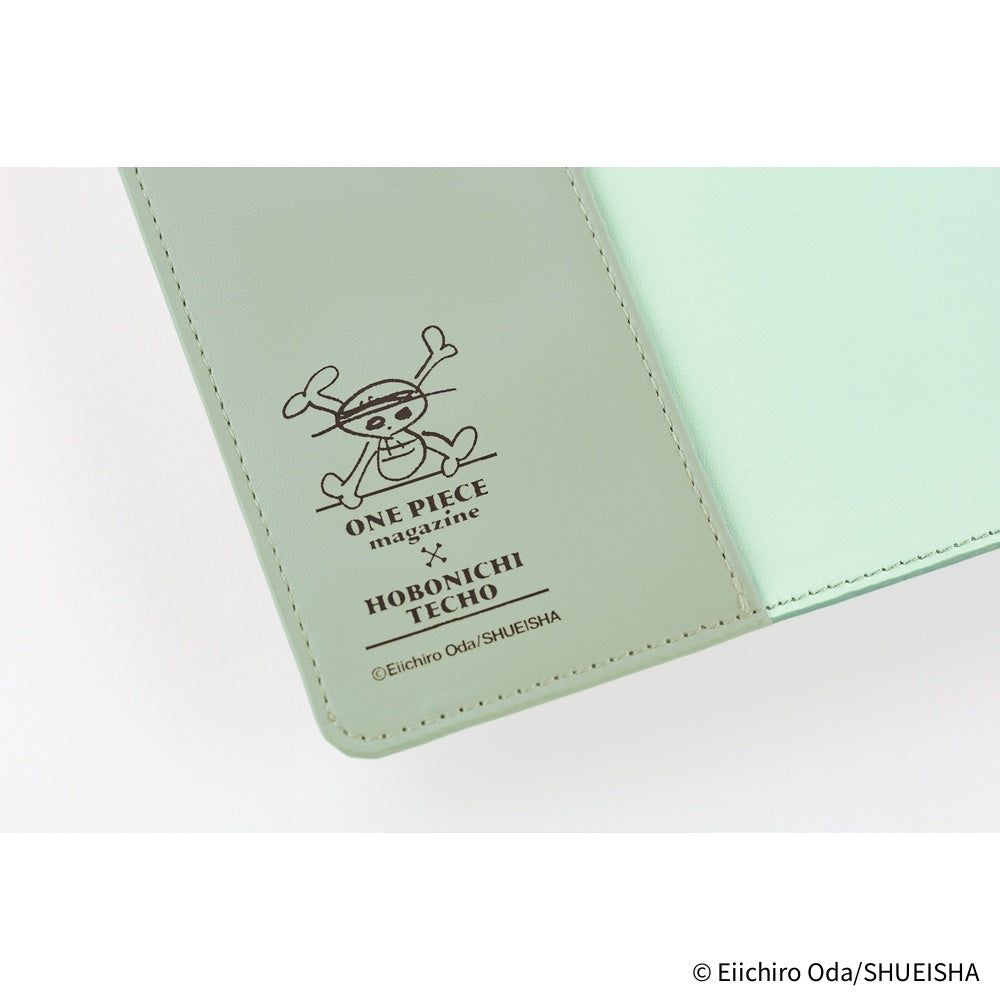 Hobonichi - ONE PIECE magazine:  End of Luffy’s Dream (Mint Green) | A6 Techo Cover