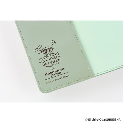 Hobonichi - ONE PIECE magazine:  End of Luffy’s Dream (Mint Green) | A6 Techo Cover