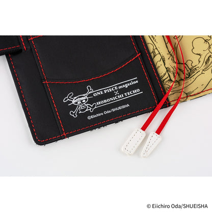 [Pre-Order] Hobonichi - ONE PIECE magazine:  Straw Hat Luffy (Black) | A6 Techo Cover