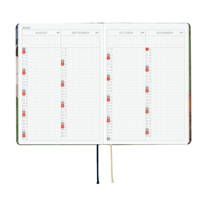 Hobonichi - 2026 HON, Hiroko Kubota: Waiting on the Chord | A6 English