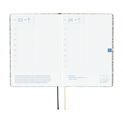 Hobonichi - 2026 HON, Liberty Fabrics: Sasha Kiora | A6 English