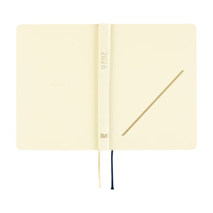 Hobonichi - 2026 HON, Slash (Ivory) | A6 English