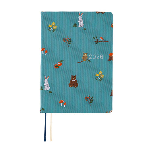 Hobonichi - 2026 HON, Bow & Tie: In the Forest | A6 English