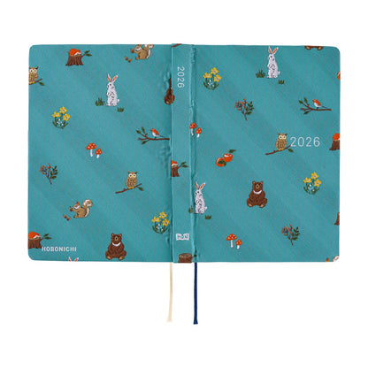 Hobonichi - 2026 HON, Bow & Tie: In the Forest | A6 English