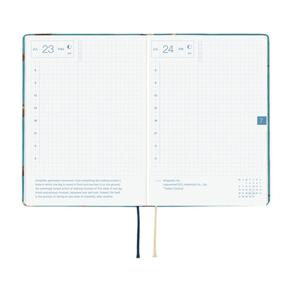 Hobonichi - 2026 HON, Bow & Tie: In the Forest | A6 English