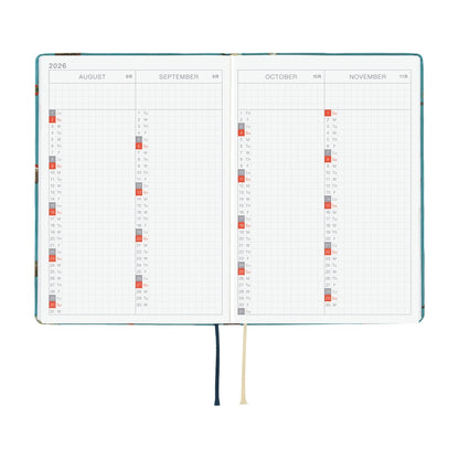 Hobonichi - 2026 HON, Bow & Tie: In the Forest | A6 English