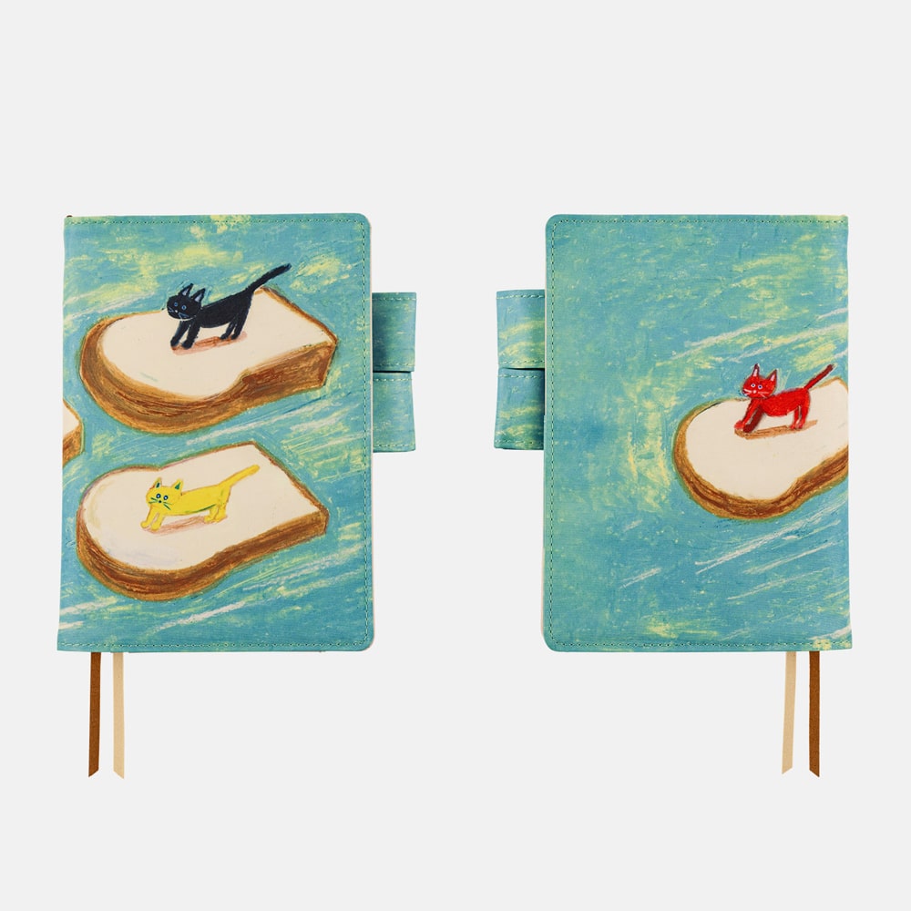 Hobonichi - Keiko Shibata: Bread floating in the wind | A6 Techo Cover