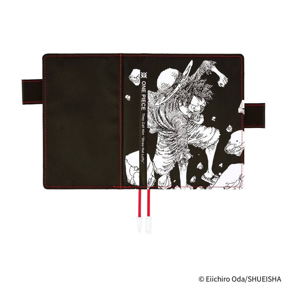 [Pre-Order] Hobonichi - ONE PIECE magazine:  Straw Hat Luffy (Black) | A6 Techo Cover
