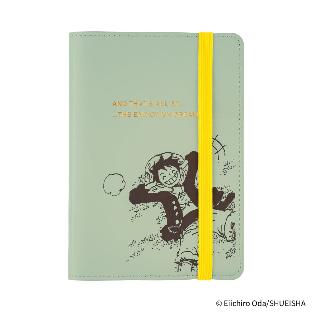 Hobonichi - ONE PIECE magazine:  End of Luffy’s Dream (Mint Green) | A6 Techo Cover