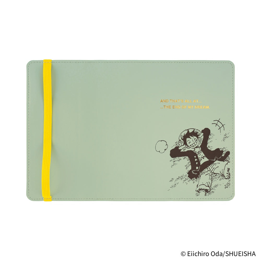 Hobonichi - ONE PIECE magazine:  End of Luffy’s Dream (Mint Green) | A6 Techo Cover