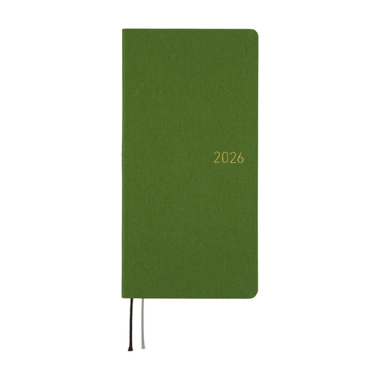 Hobonichi - 2026 Weeks, Colors: Antique Green | English