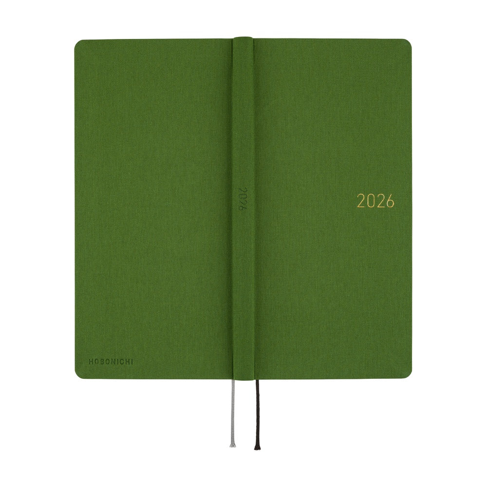 [Pre-Order] Hobonichi - 2026 Weeks Mega, Colors: Antique Green | English