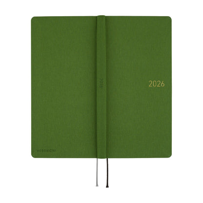[Pre-Order] Hobonichi - 2026 Weeks Mega, Colors: Antique Green | English