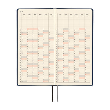 [Pre-Order] Hobonichi - 2026 Weeks Mega, Colors: Cosmo Blue | English