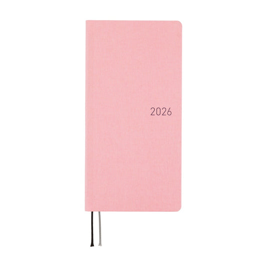Hobonichi - 2026 Weeks, Colors: Strawberry Milk | English