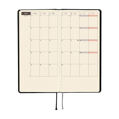 Hobonichi - 2026 Weeks, Yumi Kitagishi: White Cat's Daily Life | English