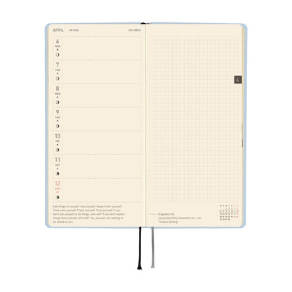 Hobonichi - 2026 Weeks, Colors: Sky Mist | English