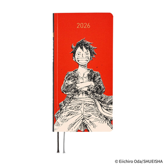 [Pre-Order] Hobonichi - 2026 Weeks, ONE PIECE Magazine: Straw Hat Luffy (Red)