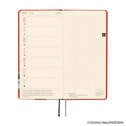 [Pre-Order] Hobonichi - 2026 Weeks, ONE PIECE Magazine: Straw Hat Luffy (Red)