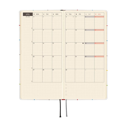 Hobonichi - 2026 Weeks, 100%ORANGE: Squirrel’s Moving Day | English