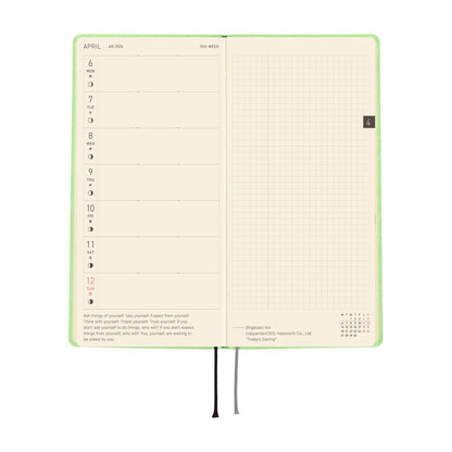 Hobonichi - 2026 Weeks, Smooth: Melon Sorbet | English