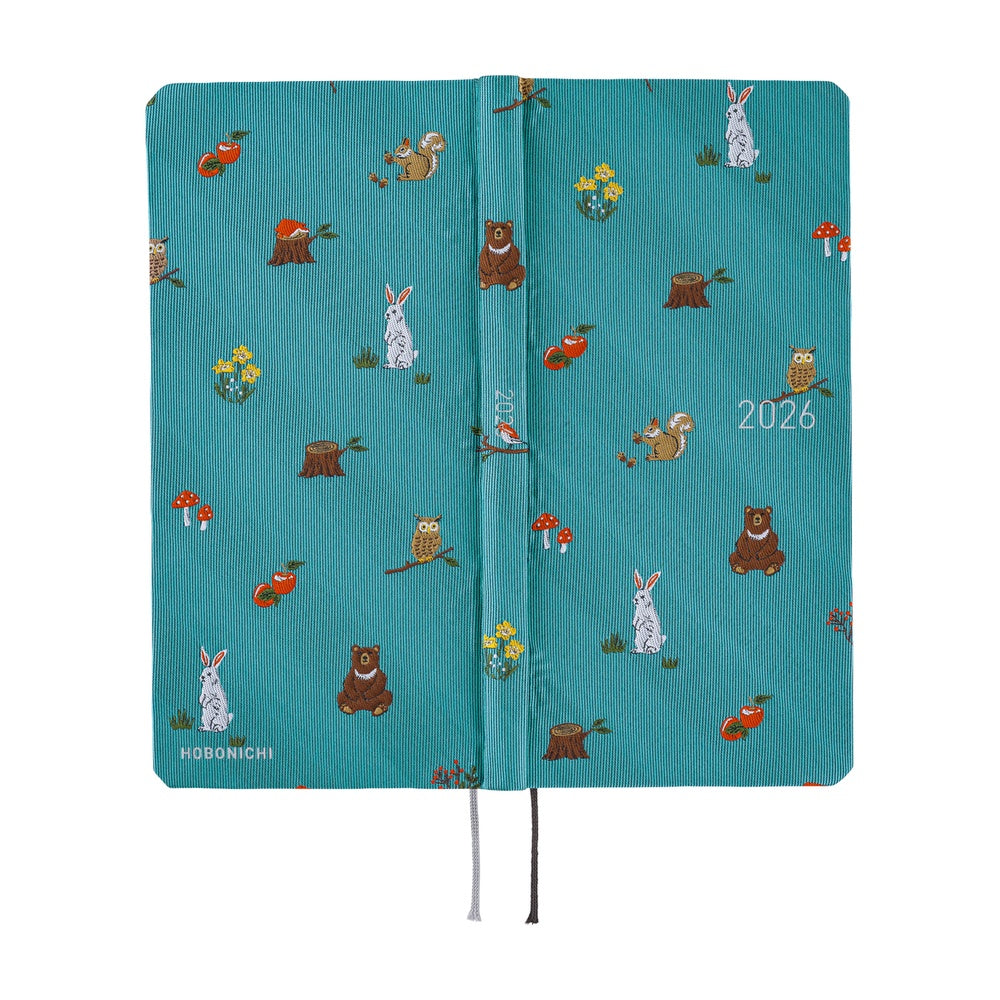 Hobonichi - 2026 Weeks Mega, Bow & Tie: In the Forest | English