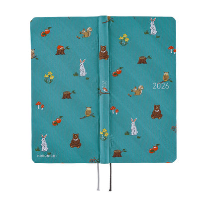 Hobonichi - 2026 Weeks Mega, Bow & Tie: In the Forest | English