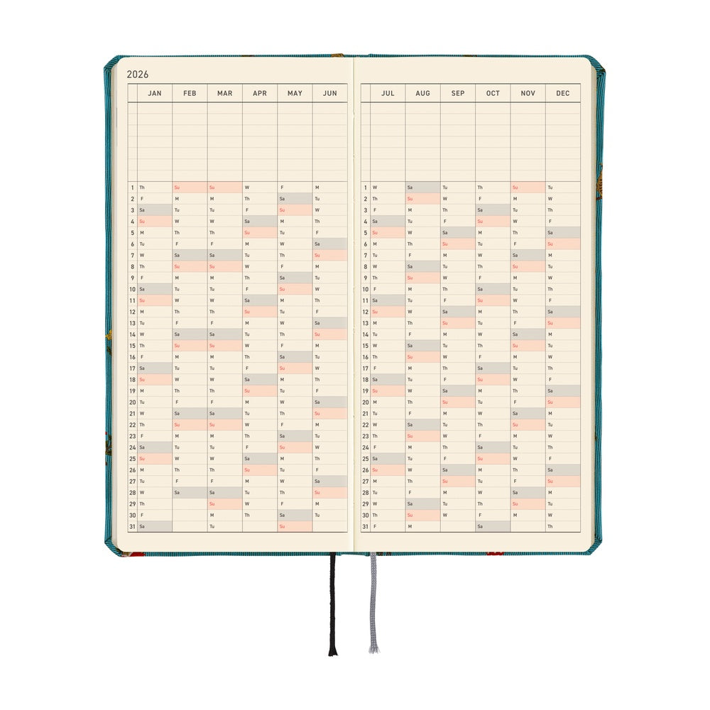 Hobonichi - 2026 Weeks, Bow & Tie: In the Forest | English