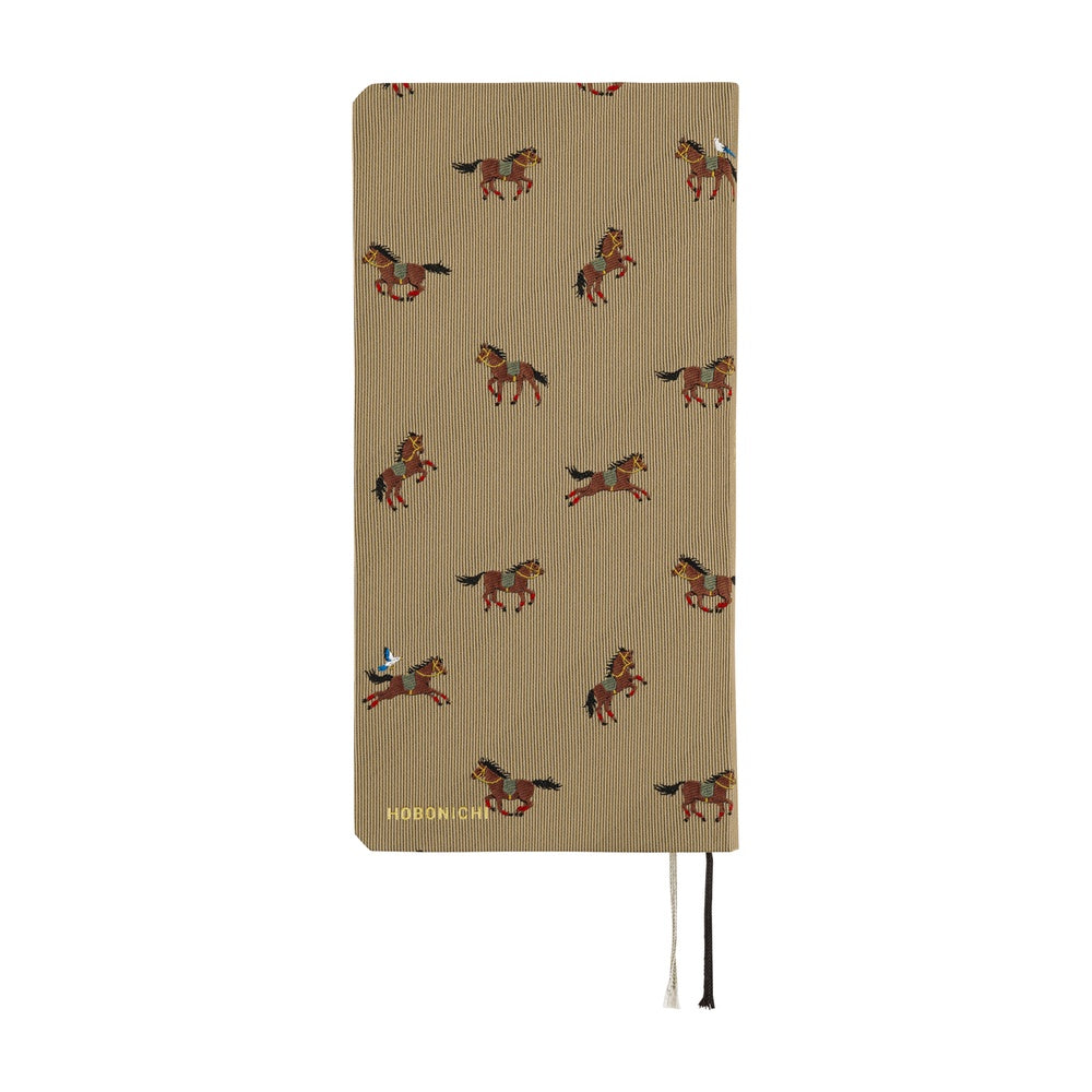 Hobonichi - 2026 Weeks, Bow & Tie: Galloping Horses | English