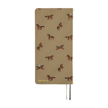 Hobonichi - 2026 Weeks, Bow & Tie: Galloping Horses | English