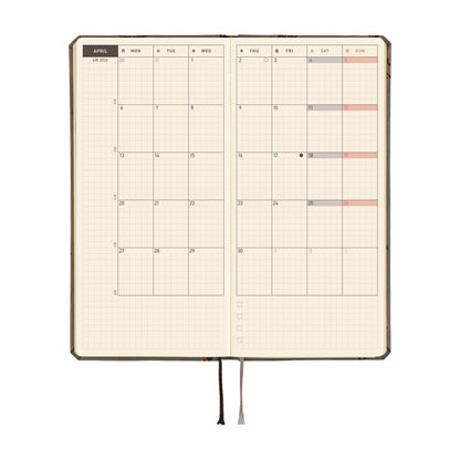 Hobonichi - 2026 Weeks, Bow & Tie: Galloping Horses | English