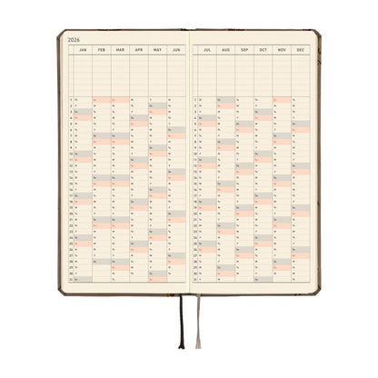 Hobonichi - 2026 Weeks, Bow & Tie: Galloping Horses | English