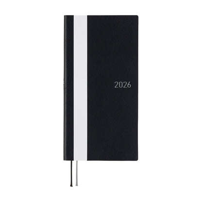 Hobonichi - 2026 Weeks, White Line: Black | English