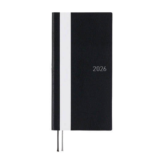 Hobonichi - 2026 Weeks, White Line: Black | English