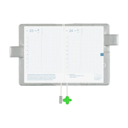 Hobonichi - Makoto Matsubayashi: Silver Flowers | A6 Techo Cover