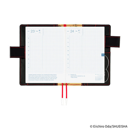 [Pre-Order] Hobonichi - ONE PIECE magazine:  Straw Hat Luffy (Black) | A6 Techo Cover