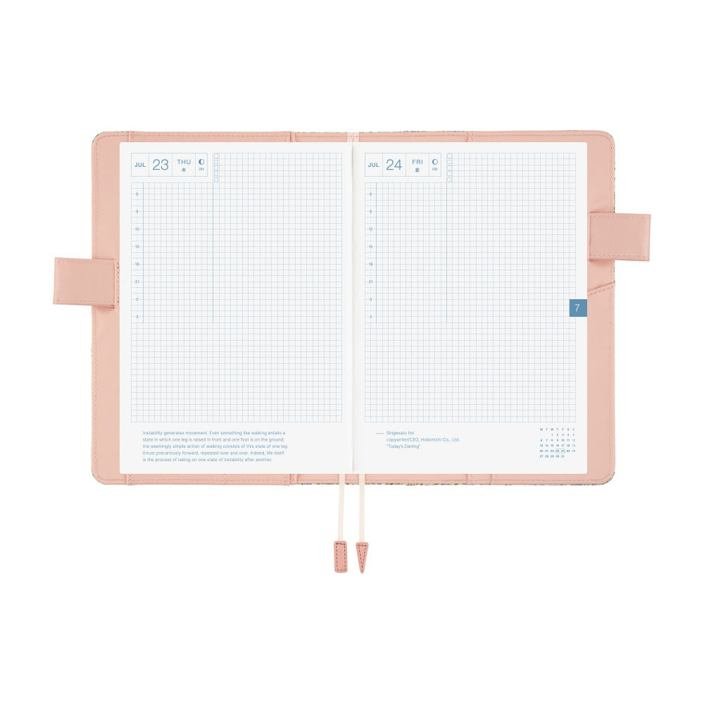 Hobonichi - Liberty Fabrics: Sasha Kiora | A5 Cousin Cover