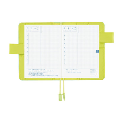 Hobonichi - Aqua Lime | A6 Techo Cover