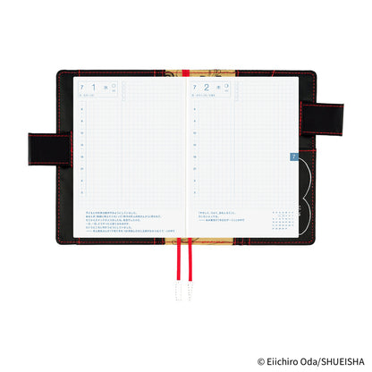 [Pre-Order] Hobonichi - ONE PIECE magazine:  Straw Hat Luffy (Black) | A6 Techo Cover