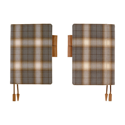 Hobonichi - Shirt Fabric: Foggy Plaid | A6 Techo Cover