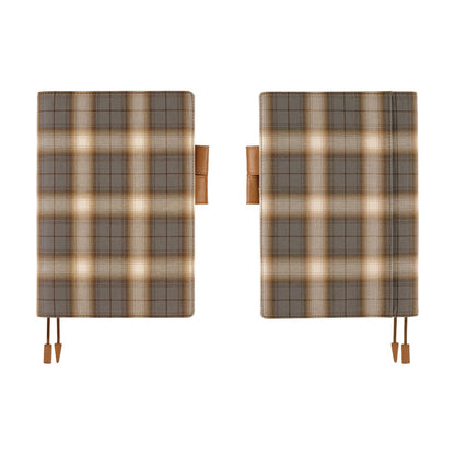 Hobonichi - Shirt Fabric: Foggy Plaid | A5 Cousin Cover