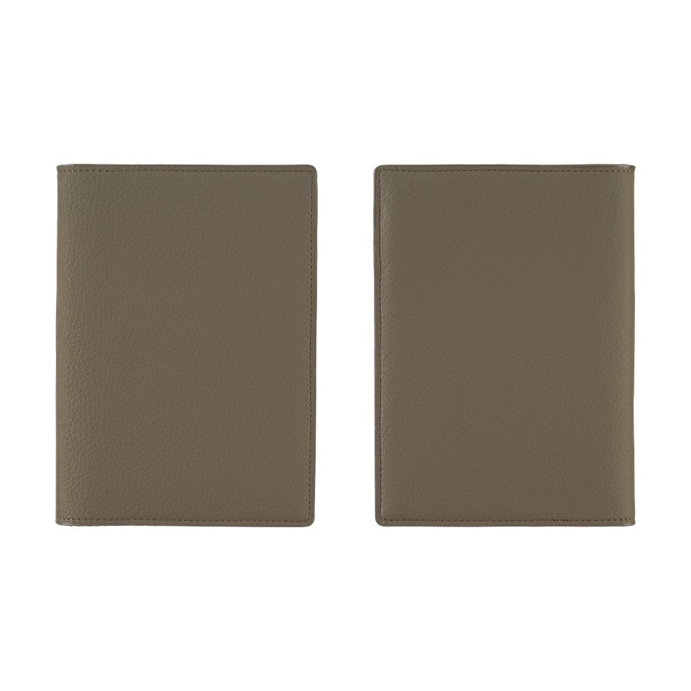 Hobonichi - Leather: Taut (Grey & Light Blue) | A6 Techo Cover
