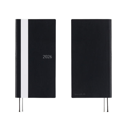 Hobonichi - 2026 Weeks, White Line: Black | English