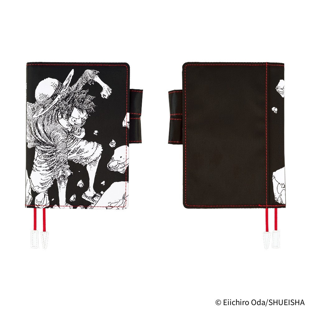 [Pre-Order] Hobonichi - ONE PIECE magazine:  Straw Hat Luffy (Black) | A6 Techo Cover