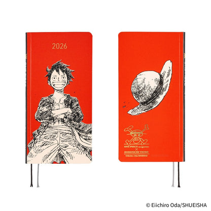 [Pre-Order] Hobonichi - 2026 Weeks, ONE PIECE Magazine: Straw Hat Luffy (Red)
