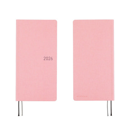 Hobonichi - 2026 Weeks, Colors: Strawberry Milk | English