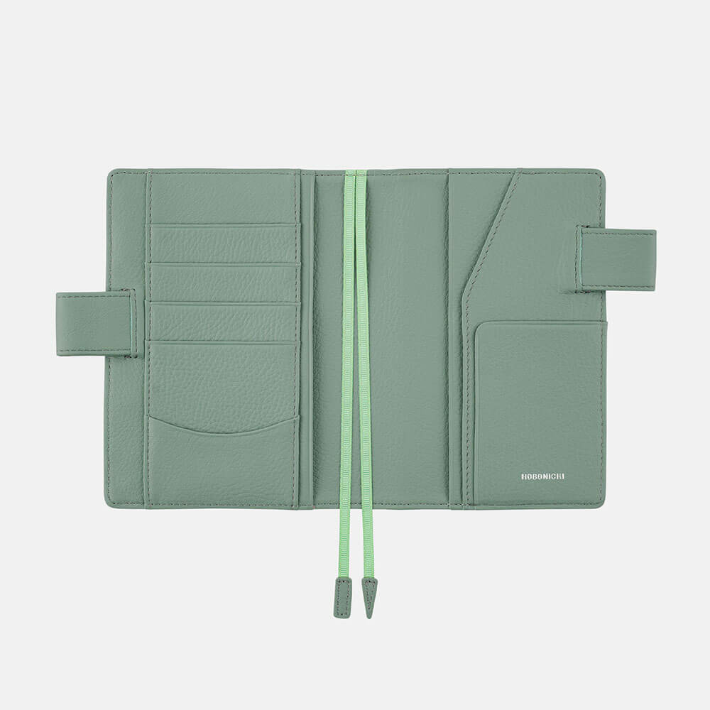 Hobonichi - Leather: Water Green | A6 Techo Cover