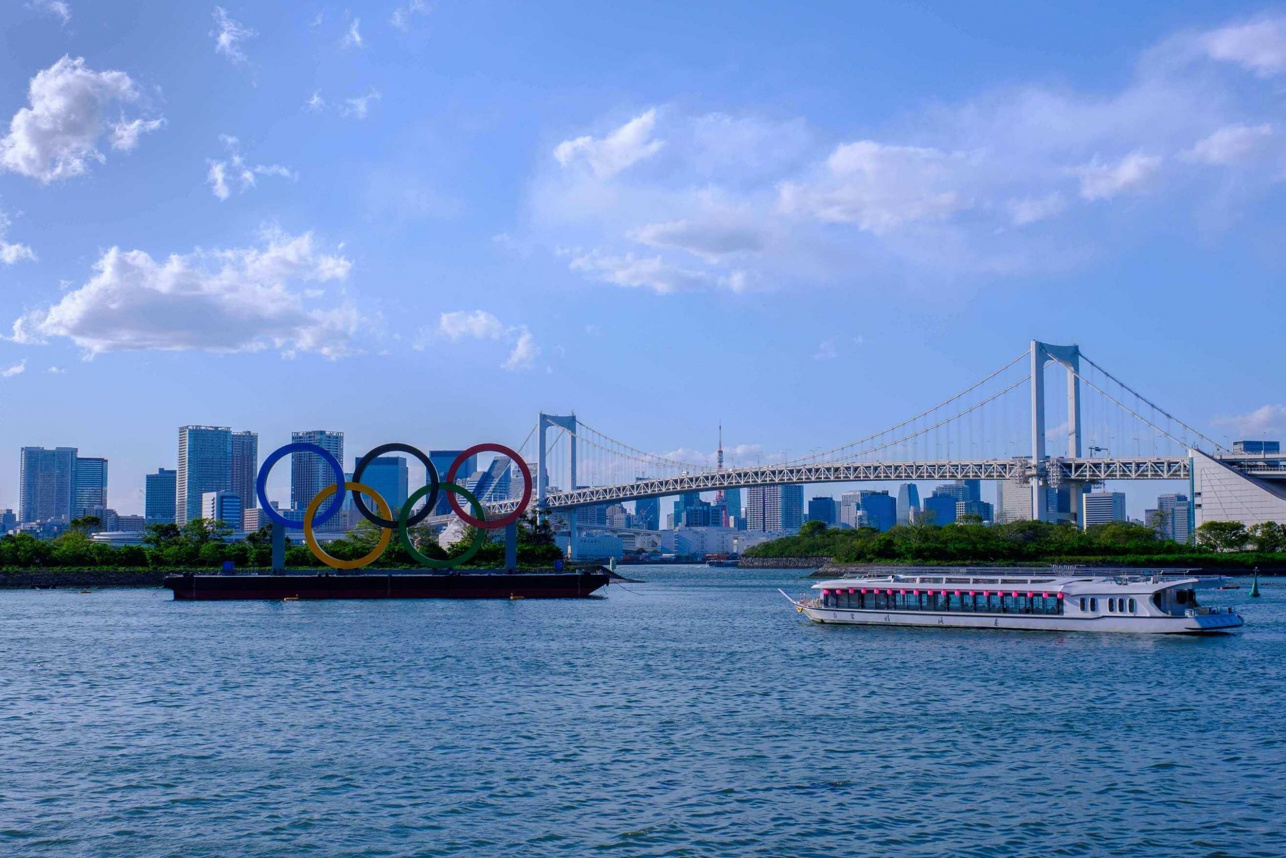 The Olympic Rings in Tokyo